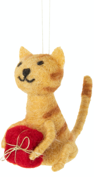 Felt Cat Ornament