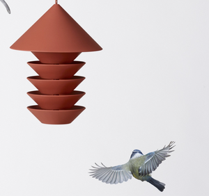 Pidät Bird Silo, Terracotta