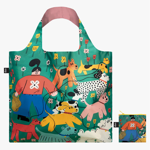 Loqi Tote Bag, Dog Walk