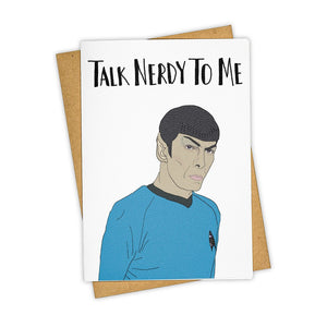Tay Ham Talk Nerdy To Me Spock Card