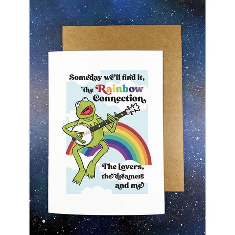 Kermit Rainbow Connection Card