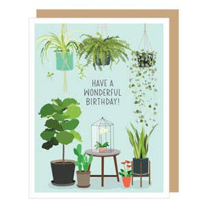 Apartment 2 Have Wonderful Birthday! Plant Card