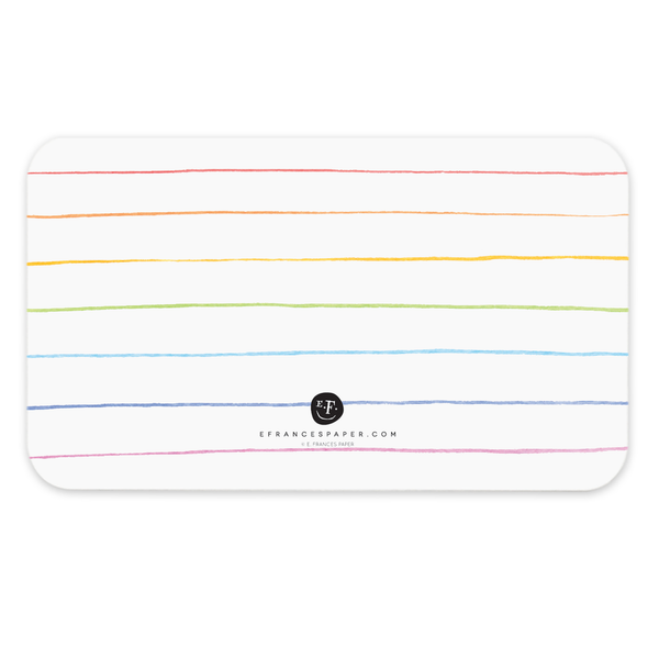 E Frances Little Notes: Happy Rainbow Dots