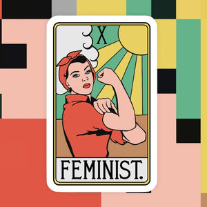 Feminist Tarot Sticker