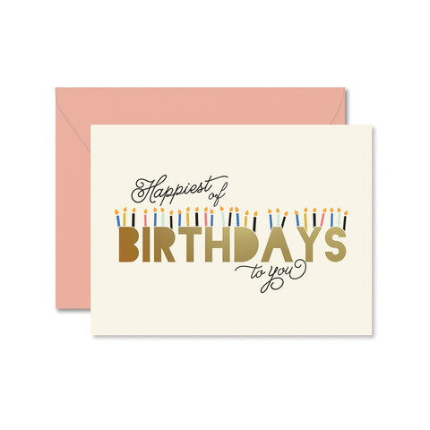 Ginger P. Designs Happiest Of Birthdays To You Card