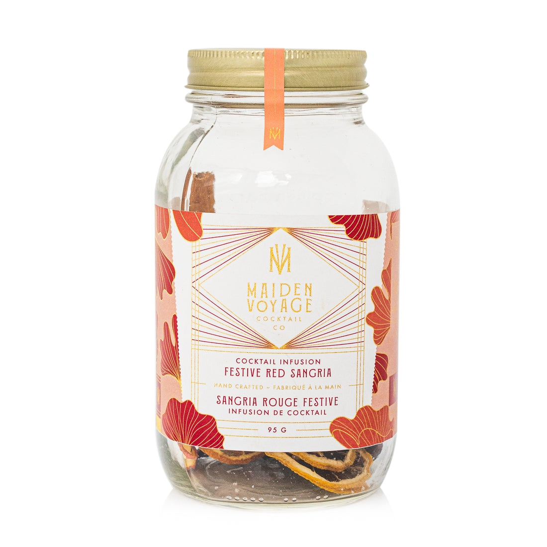 Maiden Voyage Festive Red Sangria Infusion Jar