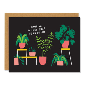 Badger & Burke Home Is Where Your Plants Are Card