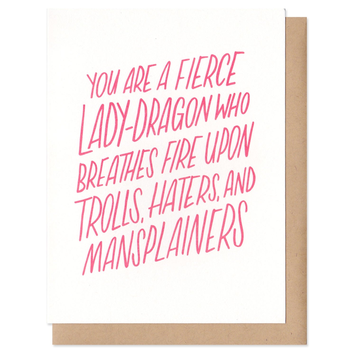 Frog & Toad Press You Are a Fierce Lady Dragon Card