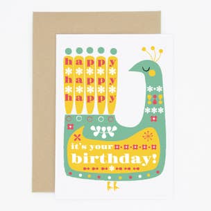 Madame Annie Bird It's Your Birthday Card