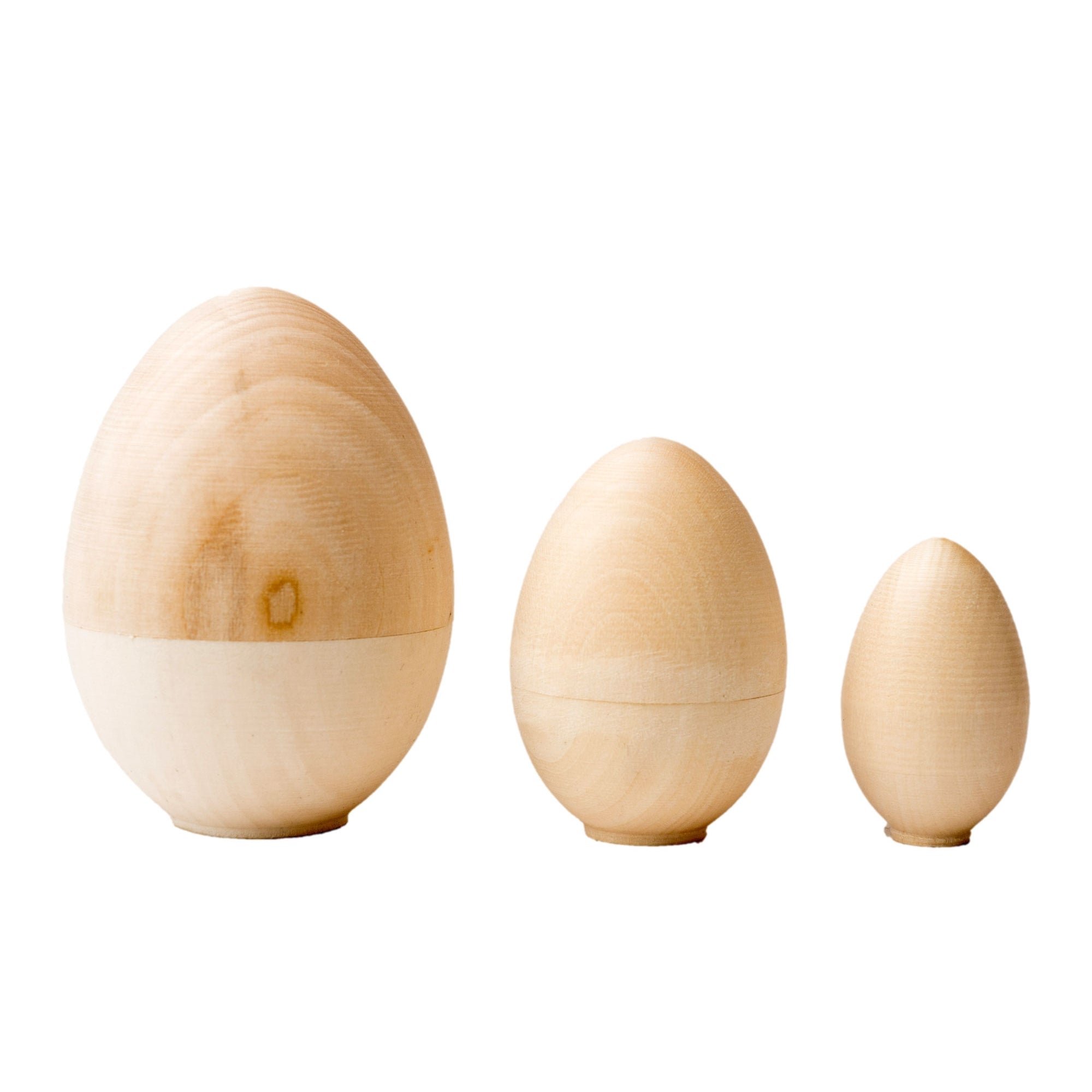 Blank Wooden Nesting Egg