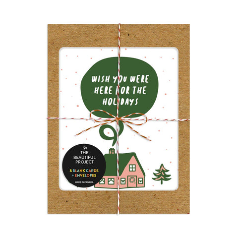Wish You Were Here For the Holidays, Box of 8 Cards