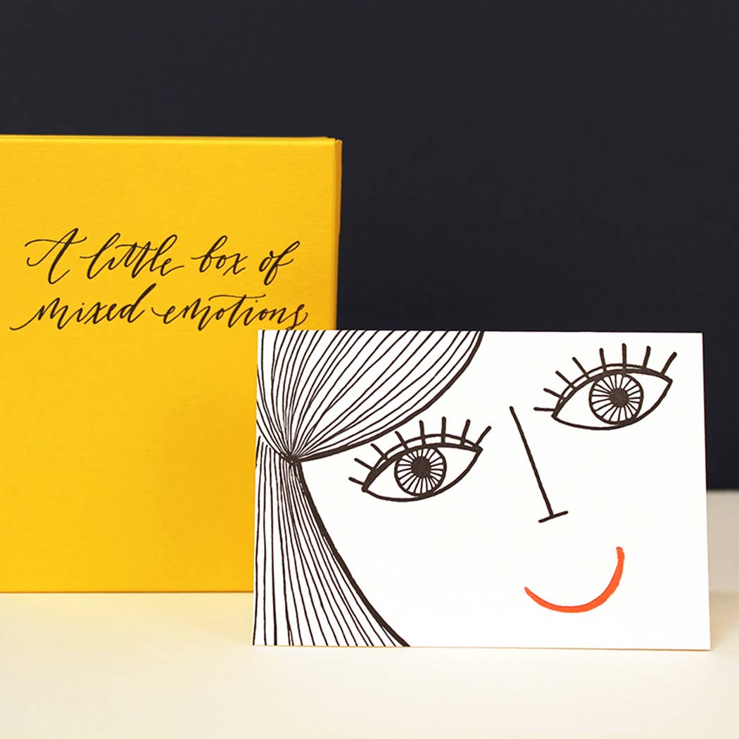 A Little Box Of Mixed Emotions, Set Of 6 Cards & Envelopes