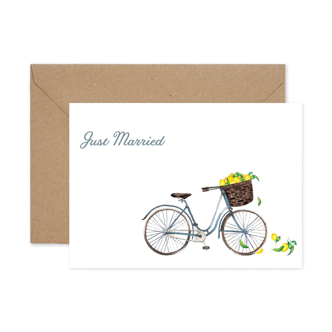 Paper Parade Just Married Bike Card