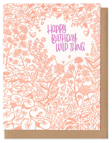 Frog & Toad Press Happy Birthday Wild Thing Card