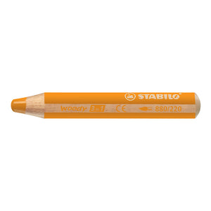 Stabilo Woody 3 In 1 Pencil, Orange