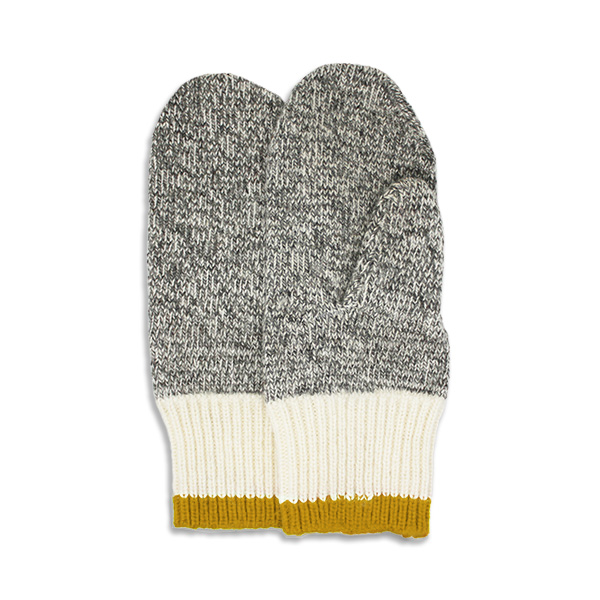 XS Unified Wool Camp Clasic Mittens, Harvest Yellow