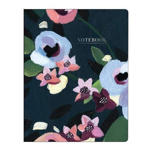Painted Petals Spiral Bound Notebook, Lined