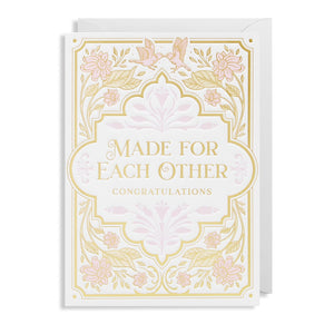 Made For Each Other Congratulations Card