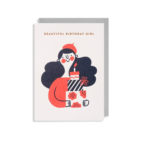 Beautiful Birthday Girl Card