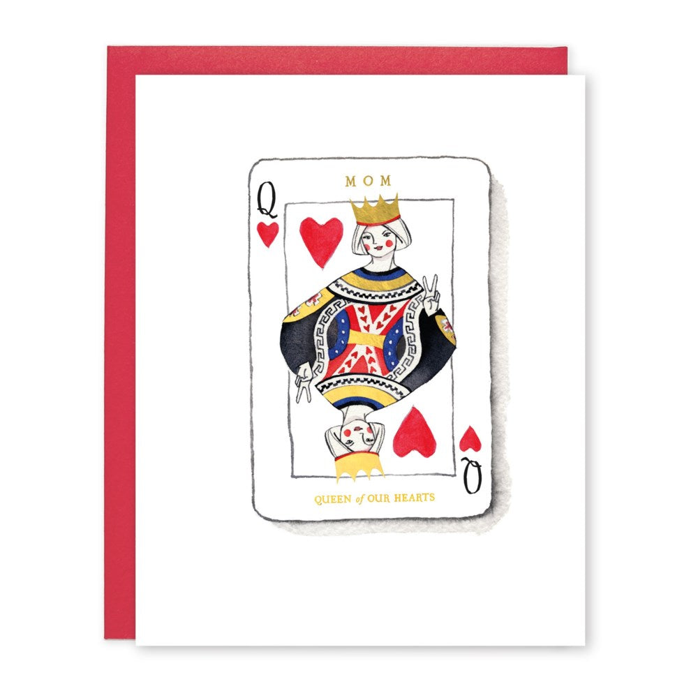 E Frances Mom Queen of Our Hearts Card