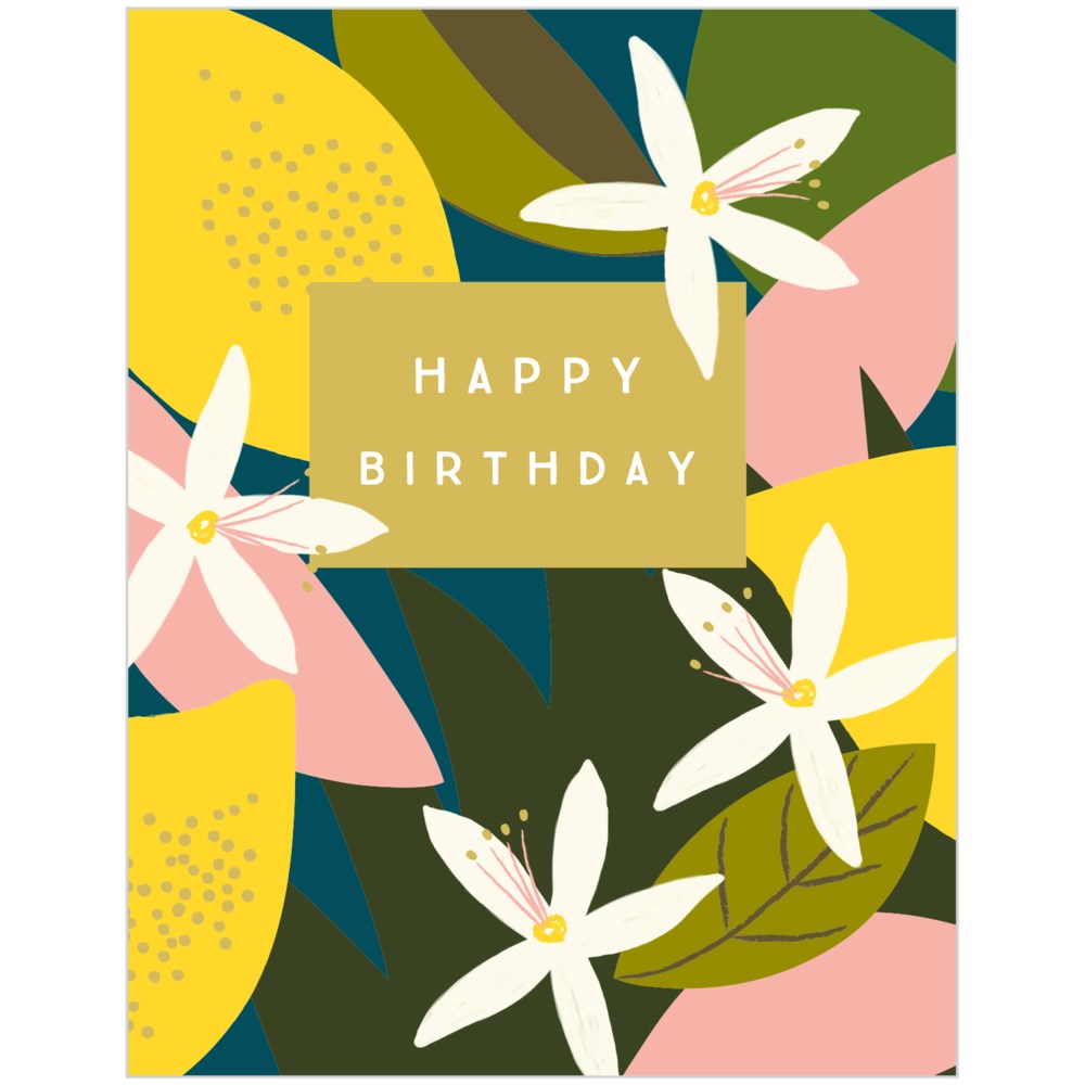 Lemon Happy Birthday Card