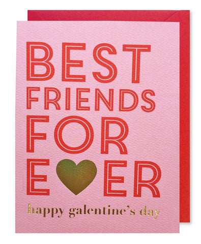 Best Friends ForEver Happy Galentine's Day Card