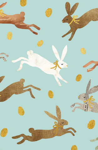 Hares & Eggs Card