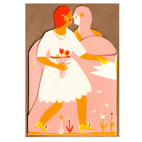 The Printed Peanut Couple (Women) Fold Out Concertina